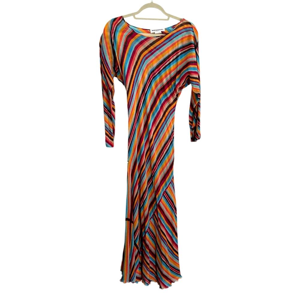 Sonia Rykiel Paris Vintage 2001 Bias Cut Maxi Dress, RARE, FR38
